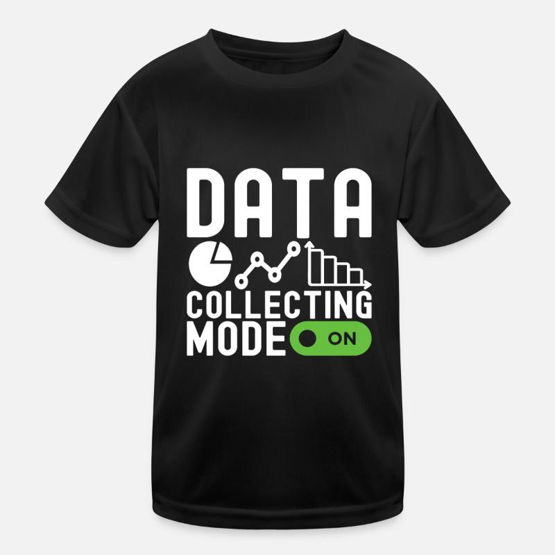 Data Science Datenanalyst - Kinder Funktions-T-Shirt - Schwarz