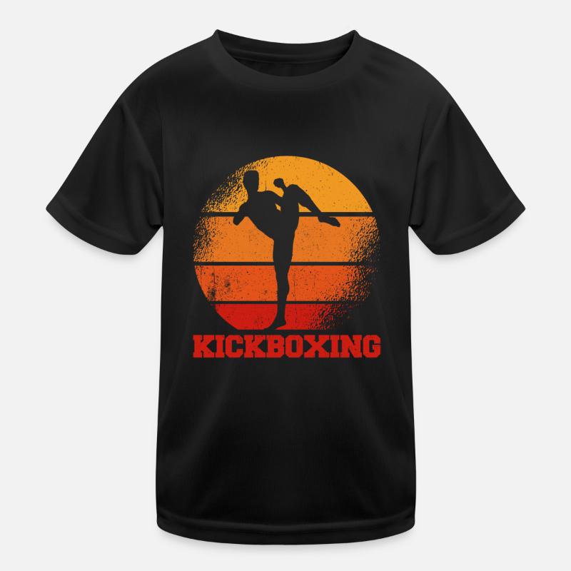 Kickboxen Kickboxer Kickboxing Kinder Funktions-T-Shirt