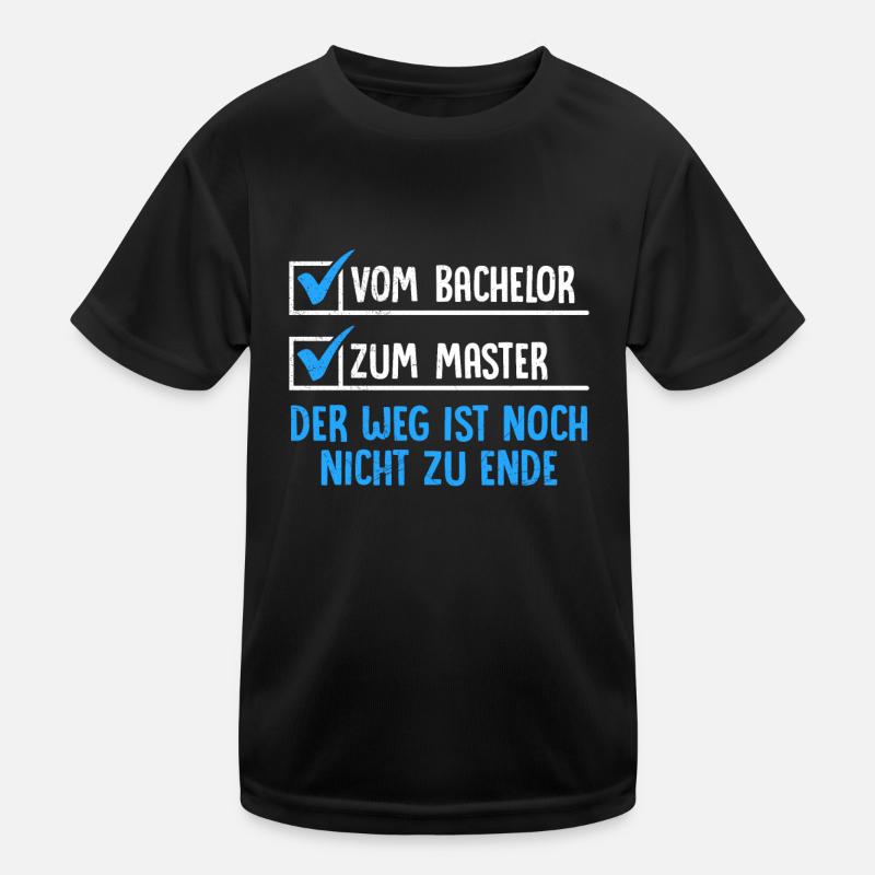 Masterabschluss Vom Bachelor zum Master Kinder Funktions-T-Shirt