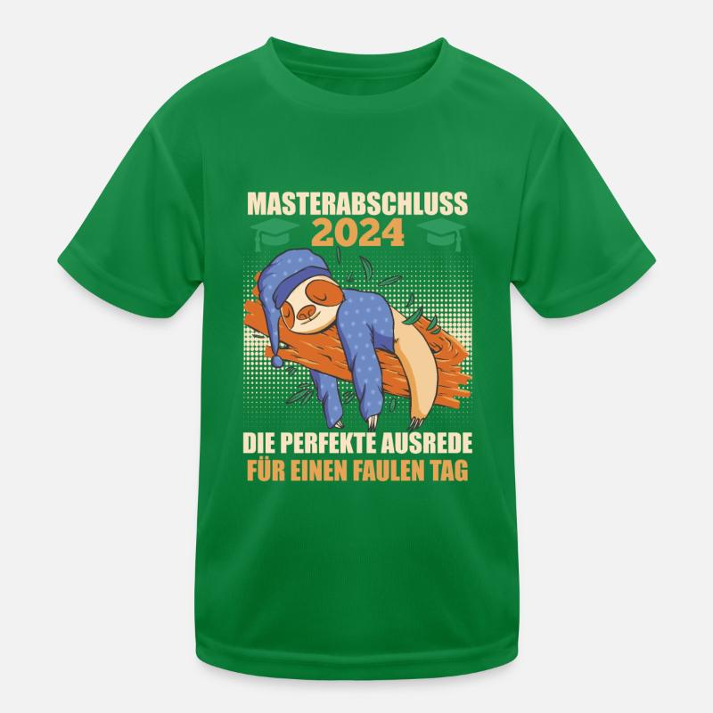 Masterabschluss 2024 Perfekte Ausrede Masterarbeit Kinder Funktions-T-Shirt