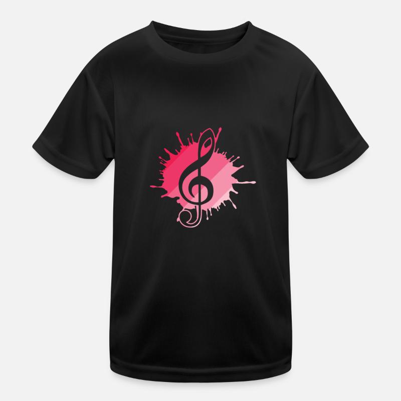 Clé de sol Clé de sol Clé de musique T-shirt sport Enfant