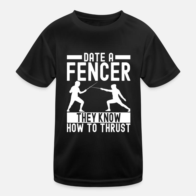 Fencing Fencing Kids Functional T-Shirt