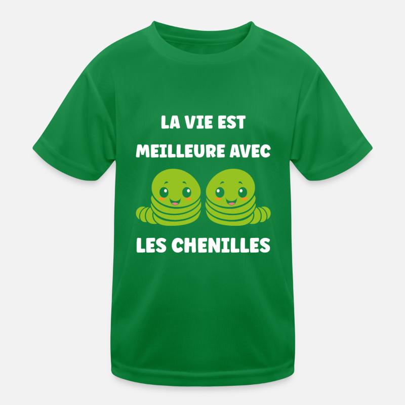 Chenilles insecte Amour petite chenille T-shirt sport Enfant