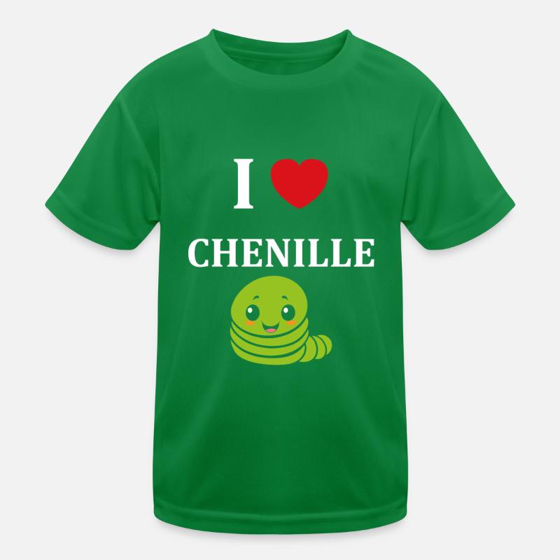 Chenilles insecte Amour petite chenille T-shirt sport Enfant