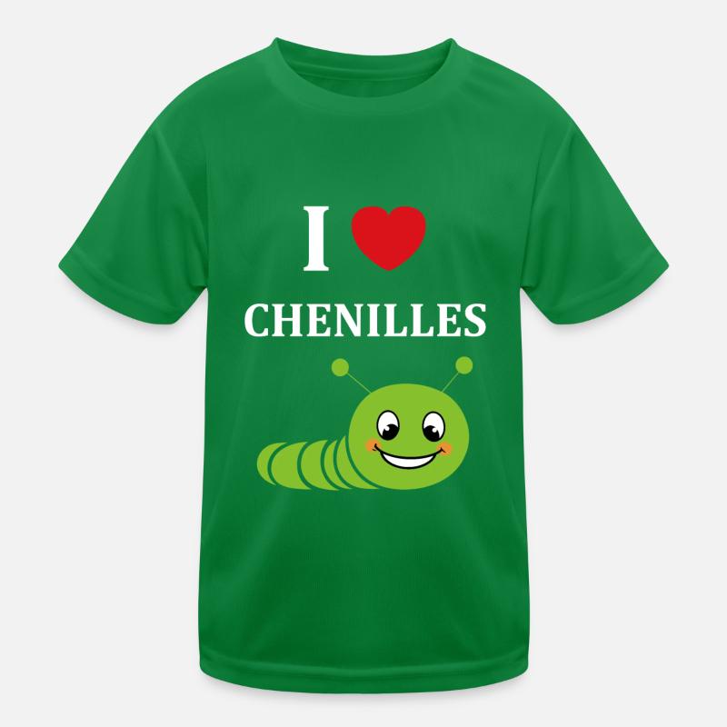 Chenilles insecte Amour petite chenille T-shirt sport Enfant