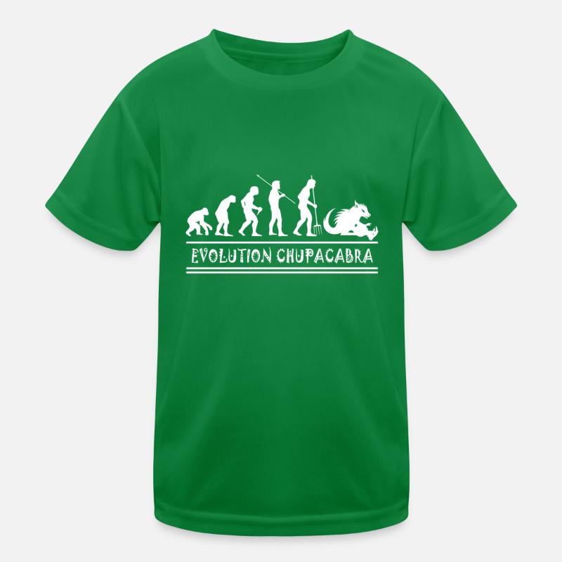 Cryptozoologistes Chupacabra Créatures Évolution T-shirt sport Enfant
