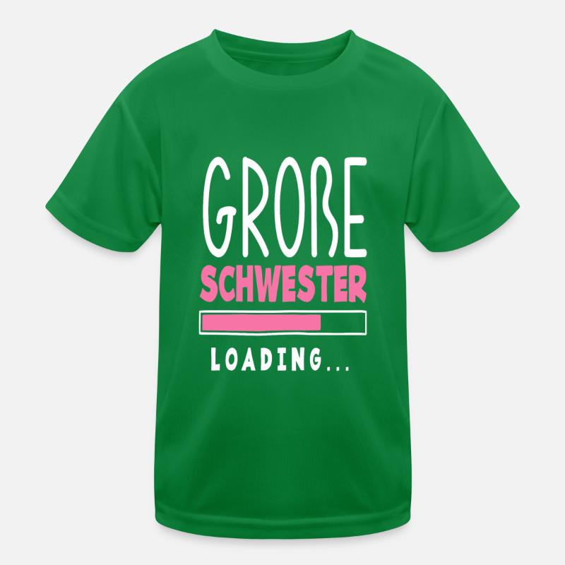 Ich werde große Schwester Lädt Kinder Funktions-T-Shirt