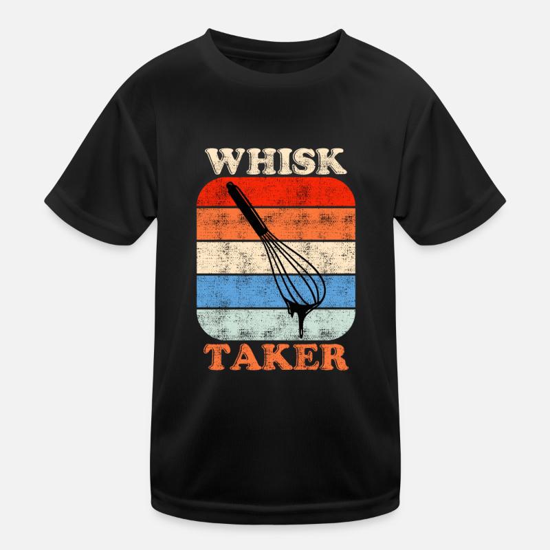 Backstube Whisk Taker Backliebhaber Backteig Kinder Funktions-T-Shirt