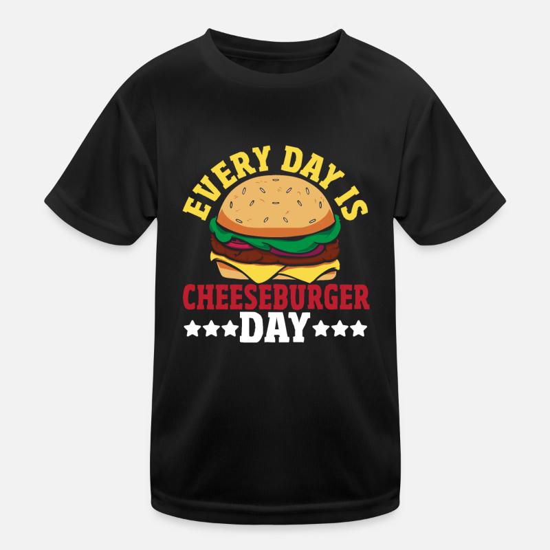 Hamburger Käse Cheeseburger Snacks Cheeseburger Kinder Funktions-T-Shirt