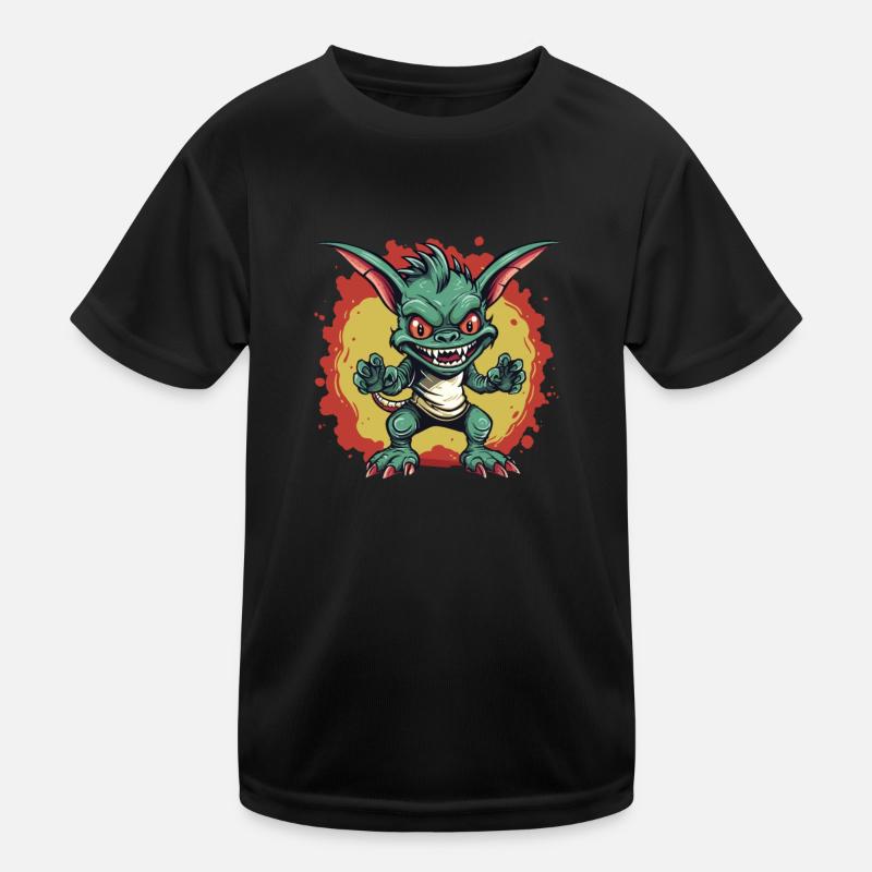 Cryptozoologists Chupacabra Creatures Cartoony Kids Functional T-Shirt