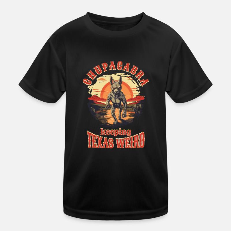 Cryptozoologists Chupacabra Creatures Funny Kids Functional T-Shirt