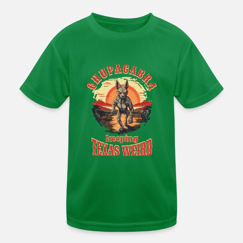 Cryptozoologists Chupacabra Creatures Funny Kids Functional T-Shirt