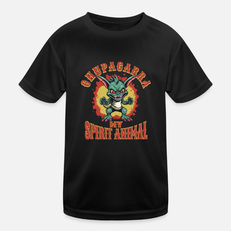 Cryptozoologists Chupacabra Creatures Funny Kids Functional T-Shirt