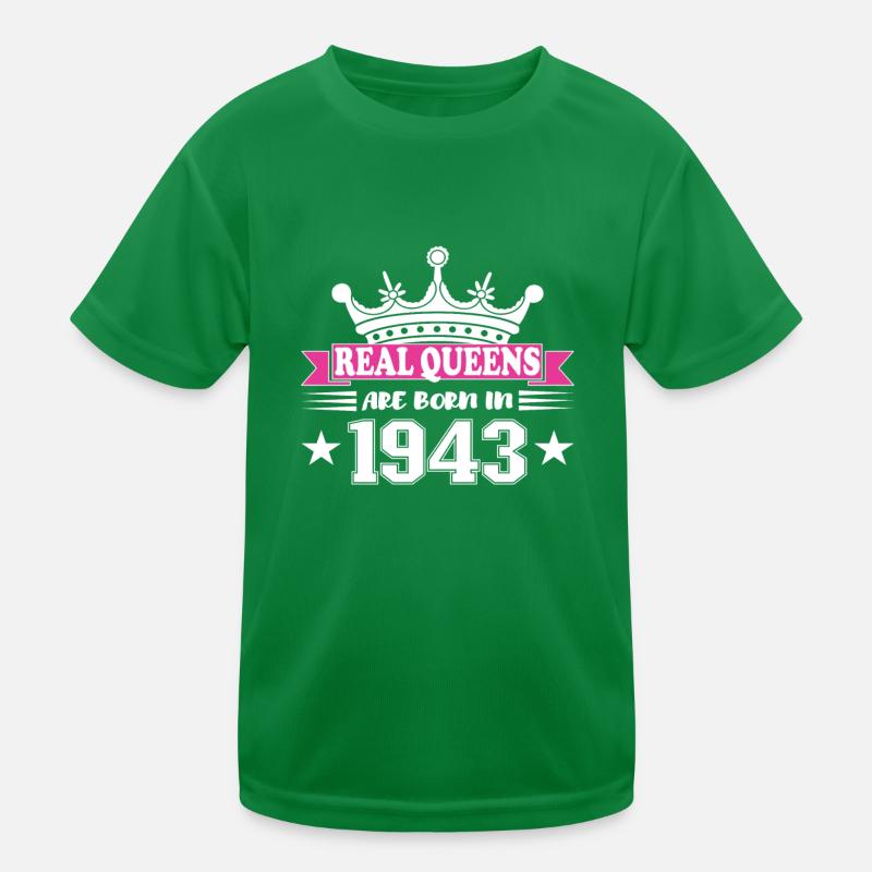 81 Jahre alt Geburtstag 1943 Geburtstagsgeschenk Kinder Funktions-T-Shirt