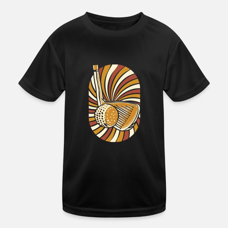 Golf Golfer Golfen Kinder Funktions-T-Shirt