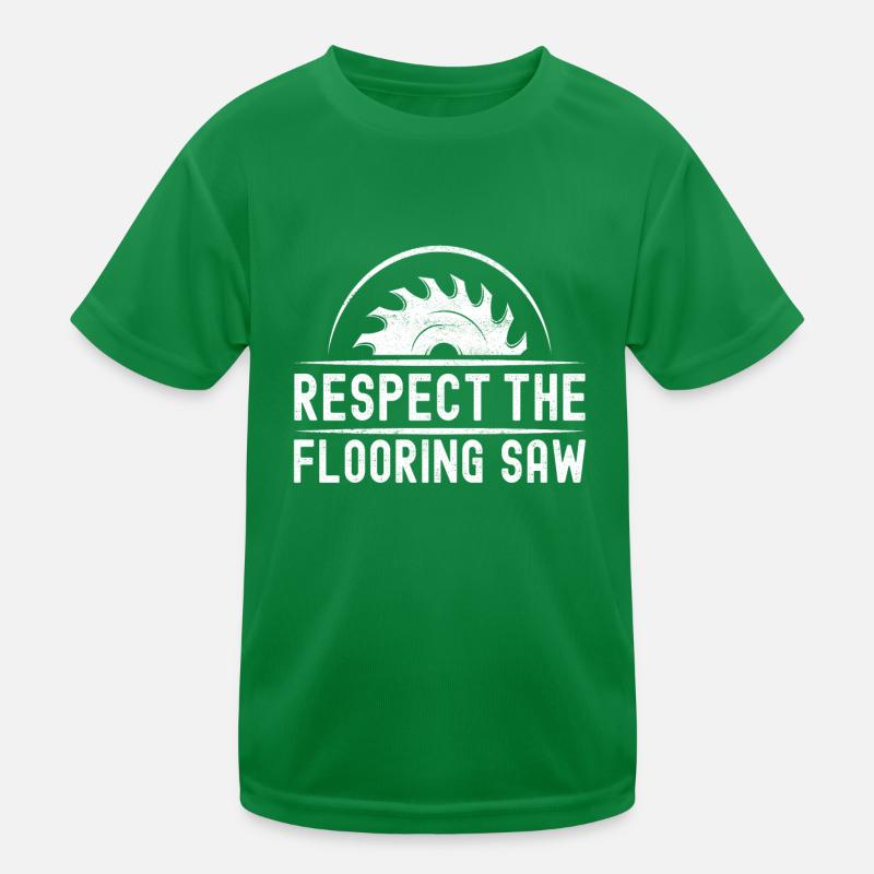 Fliesenleger Bodenleger Kinder Funktions-T-Shirt