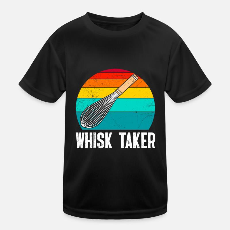 Bäcker Whisk Taker Schneebesen Backliebhaber Kinder Funktions-T-Shirt