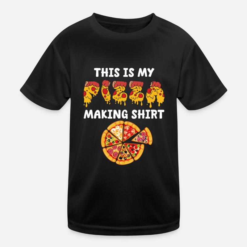 Pizza Baking This is my Pizza Making Shirt Kids Functional T-Shirt