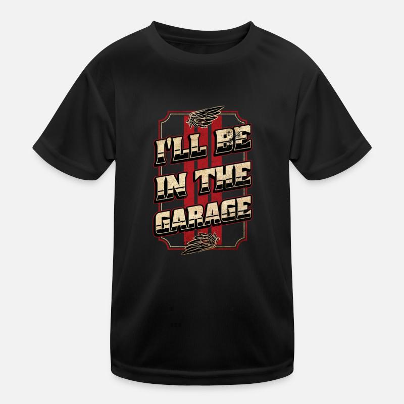 Car Mechanic Hobby Garage Model Making Kids Functional T-Shirt