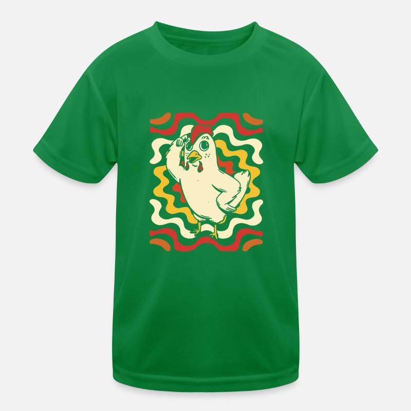 Poule de poulet T-shirt sport Enfant