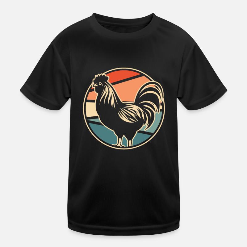 Chicken Hen Kids Functional T-Shirt
