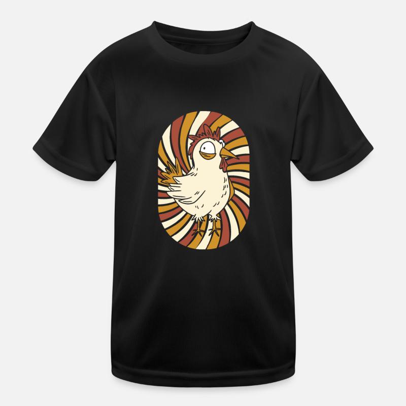 Chicken Hen Kids Functional T-Shirt