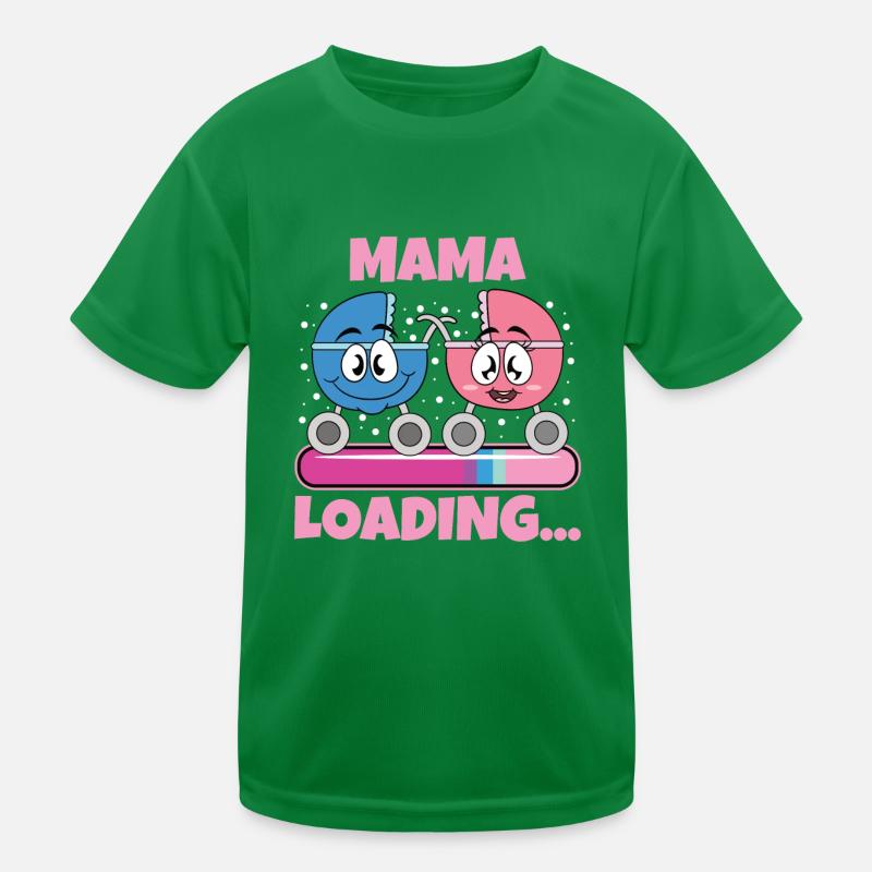 Mama 2024 werdende Mutter Schwangerschaft Kinder Funktions-T-Shirt