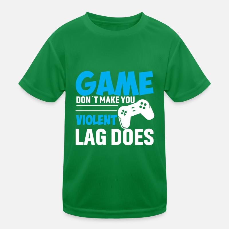 Le jeu ne vous rend pas violent The Lag T-shirt sport Enfant