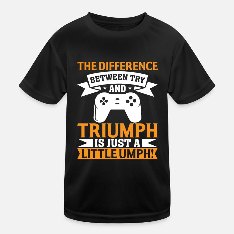 La différence entre l’essai et T-shirt sport Enfant