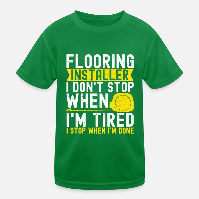 liesenleger floor layer Kids Functional T-Shirt