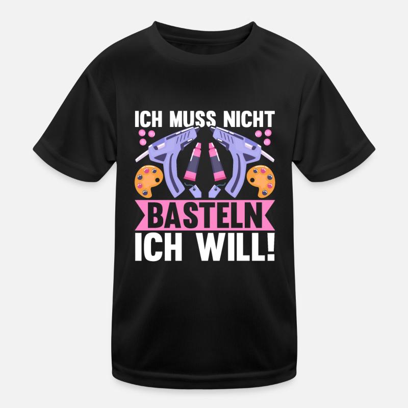 Bastler Basteln Kinder Funktions-T-Shirt