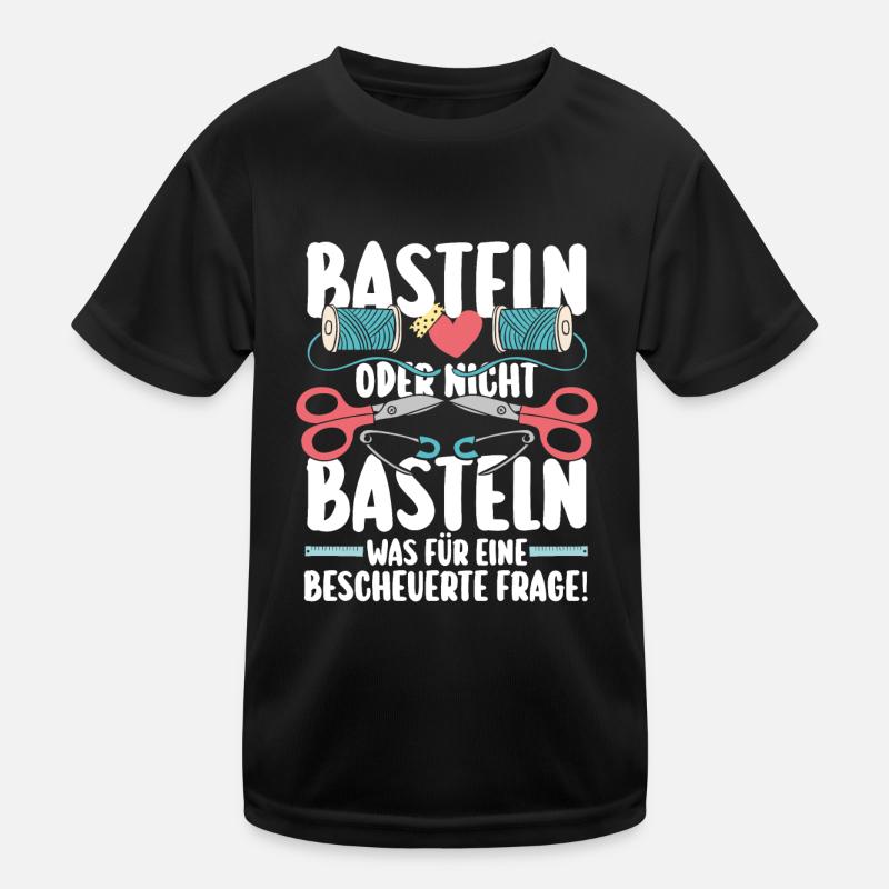 Bastler Basteln Kinder Funktions-T-Shirt