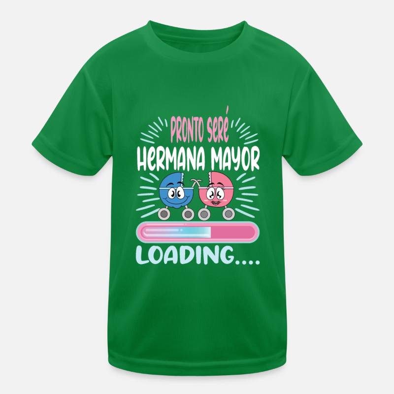 Schwester 2024 Hermana Mayor 2024 Kinder Funktions-T-Shirt