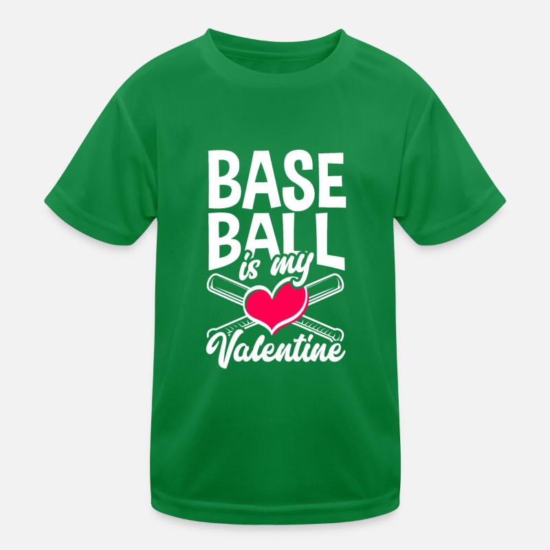 Funny Baseball Kids Functional T-Shirt