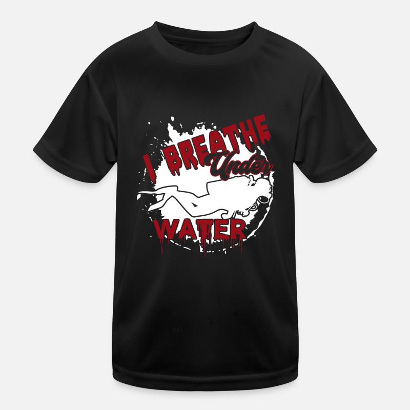 Diving Diving I Under Water Kids Functional T-Shirt