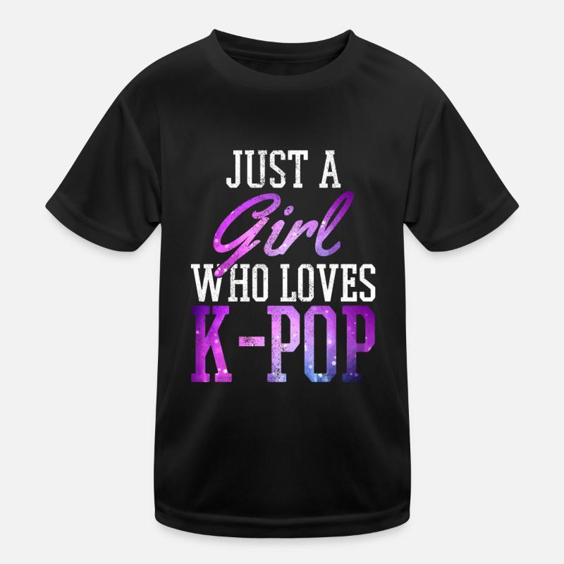 K-Pop-Fan Geschenk Koreanische Popmusik Kinder Funktions-T-Shirt