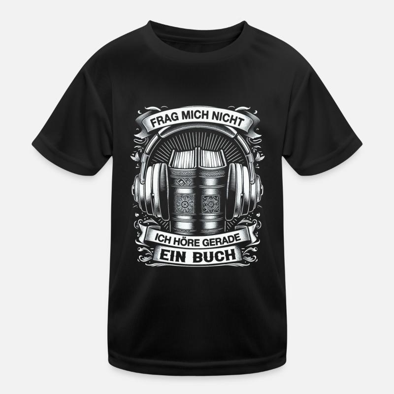 Audio book Kids Functional T-Shirt
