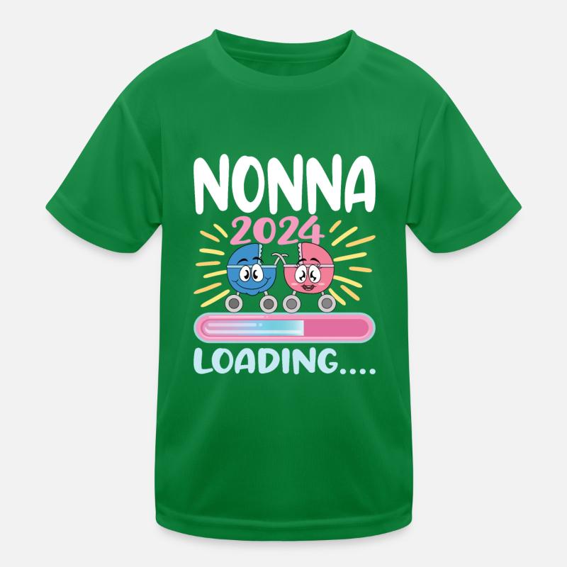 Nonna 2024 Loading Oma 2024 Kinder Funktions-T-Shirt