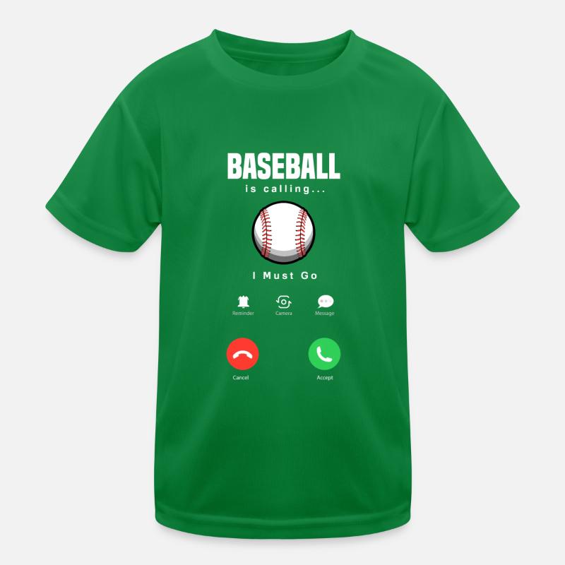 Lustiger Baseball Kinder Funktions-T-Shirt
