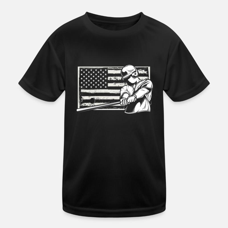 Lustiger Baseball Kinder Funktions-T-Shirt
