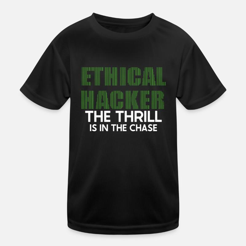 Ethical Hacking Analyst Ethical Cyber Security Kinder Funktions-T-Shirt