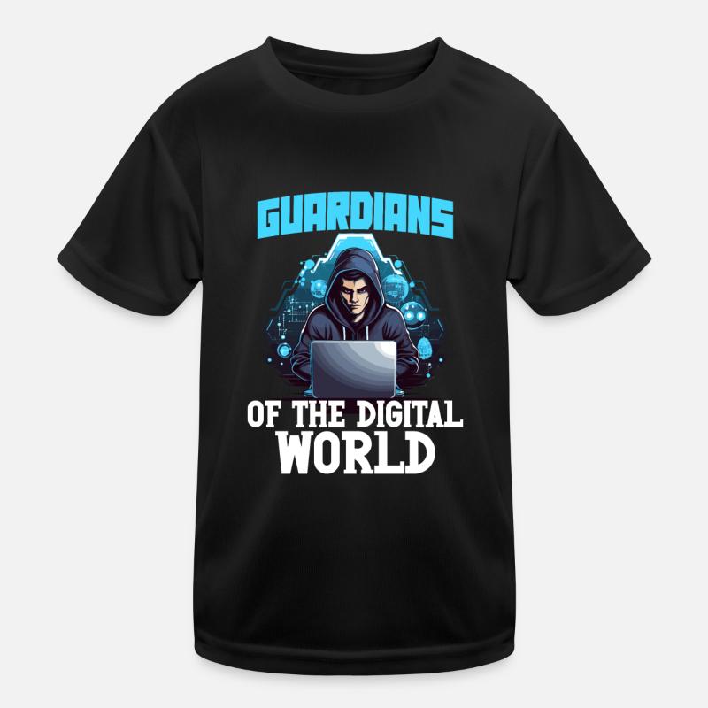 Ethical Hacking Analyst Ethical Cyber Security Kids Functional T-Shirt