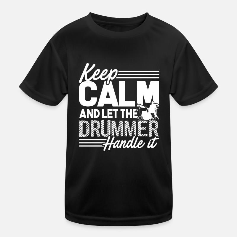 Drummer Let The Drummer Handle It Kids Functional T-Shirt