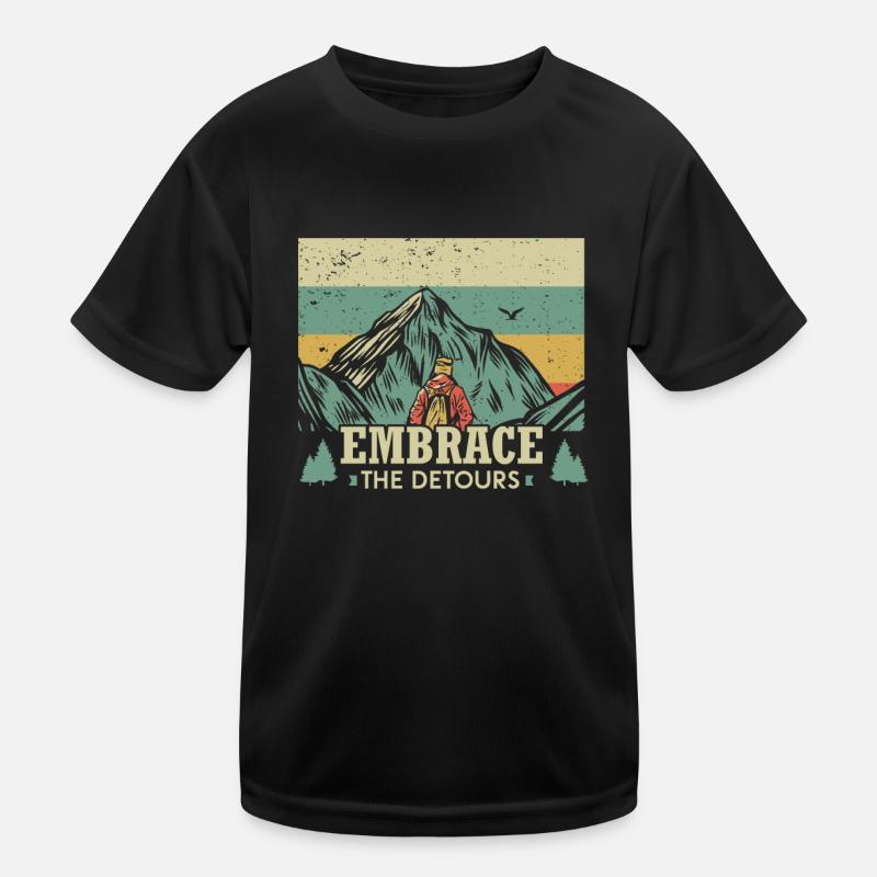 Embrace the detours Kids Functional T-Shirt