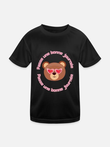 Have a great day - Kids Functional T-Shirt - black - Front