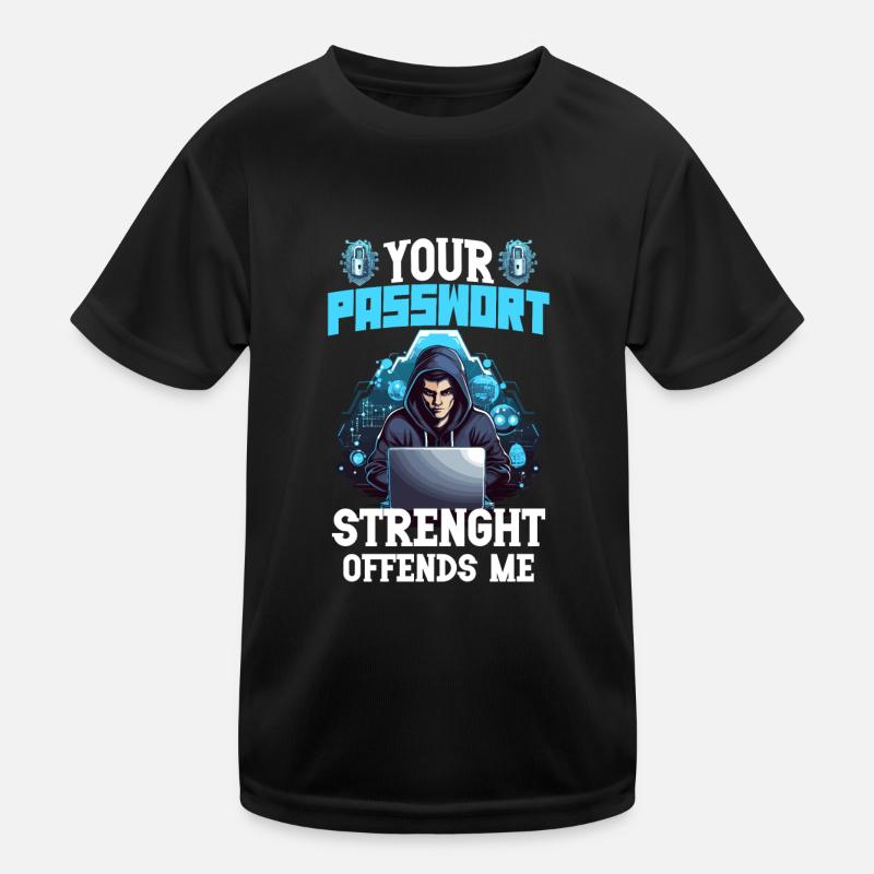 Ethical Hacking Analyst Ethical Cyber Security Kids Functional T-Shirt