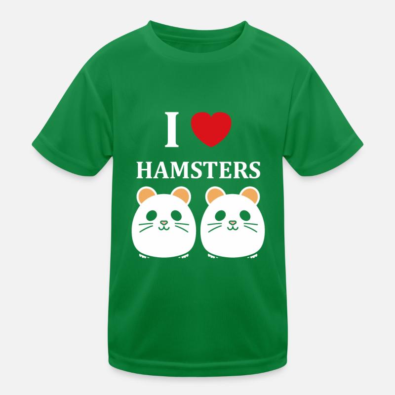 Mignon Humour petit hamster T-shirt sport Enfant