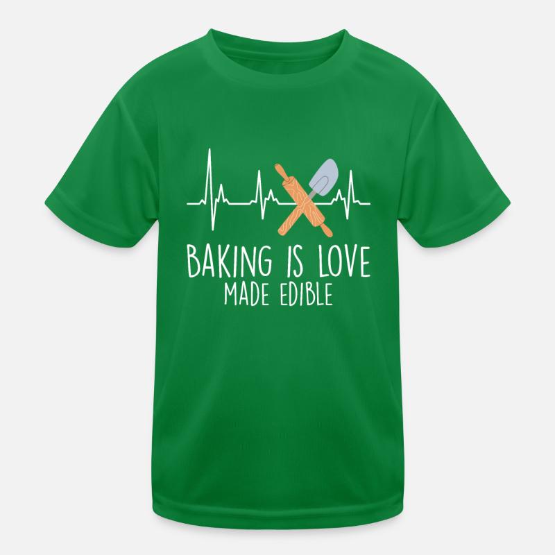 Baking is Love, Confectioner, Baker, Baking Love Kids Functional T-Shirt