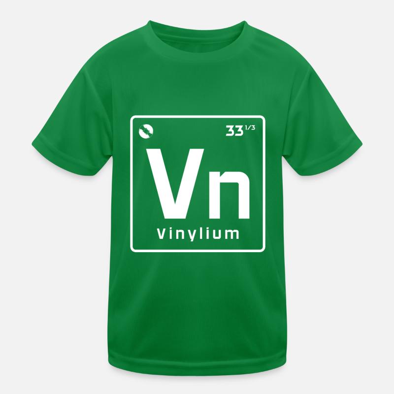Vinyl Record Vintage DJ Gift Kids Functional T-Shirt
