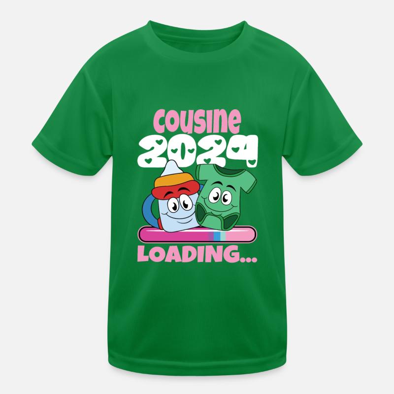 Become a cousin Cousin 2024 Kids Functional T-Shirt